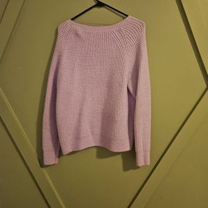 Gap waffle knit chunky sweater lilac